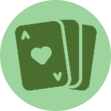An assortment of poker games