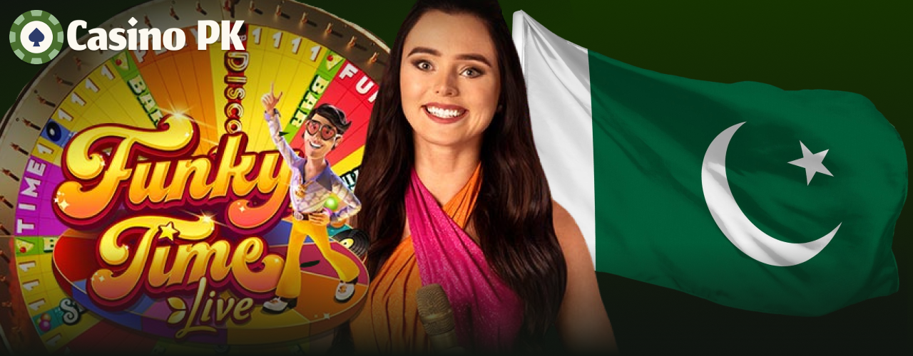 Play Funky Time Live game in online casinos in Pakistan